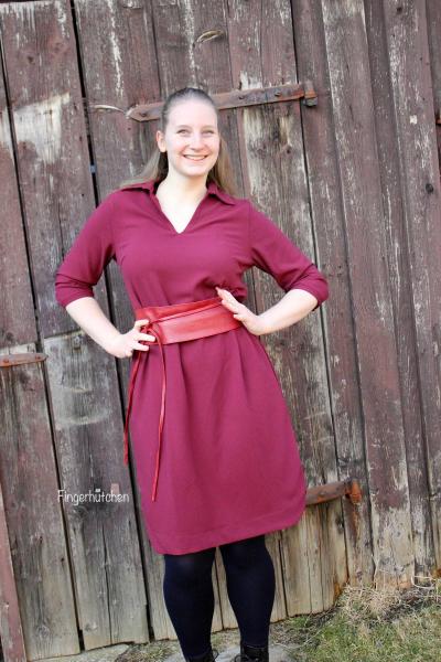 Nähbeispiel Blusenshirt und Kleid Kaia lillesol women No. 70